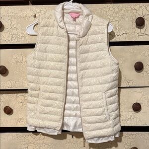Lilly Pulitzer Puffer Vest lace